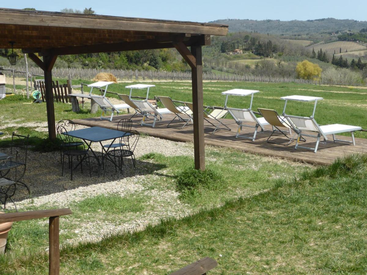 Agriturismo Le Tre Pietre - Podere Nel Chianti Quercegrossa Bagian luar foto