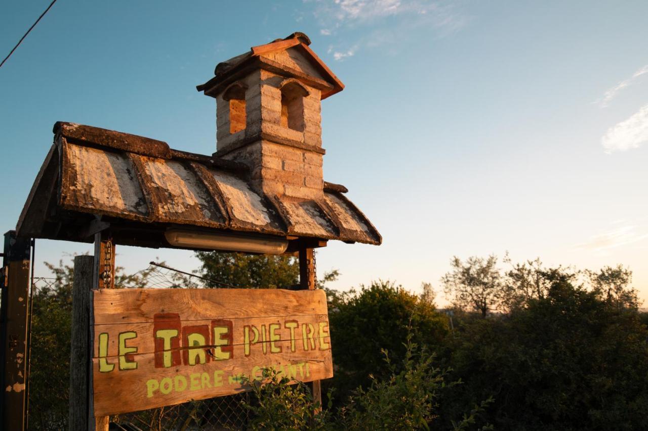 Agriturismo Le Tre Pietre - Podere Nel Chianti Quercegrossa Bagian luar foto