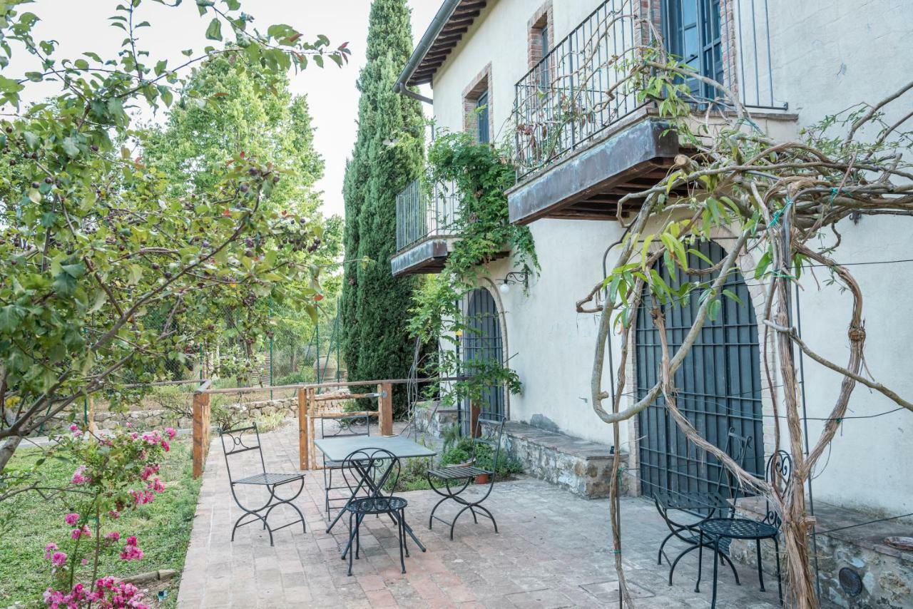 Agriturismo Le Tre Pietre - Podere Nel Chianti Quercegrossa Bagian luar foto